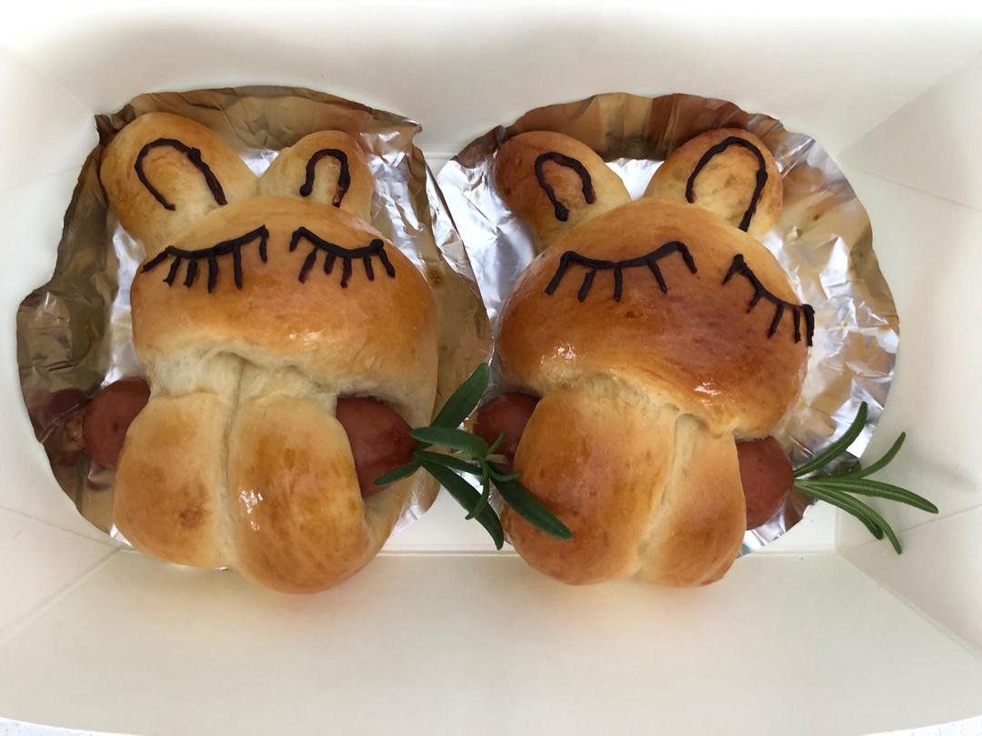 乐思烘焙煮工房做的兔子面包