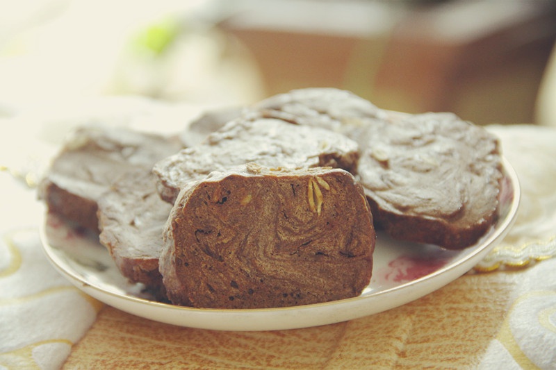 杏仁片巧克力饼干