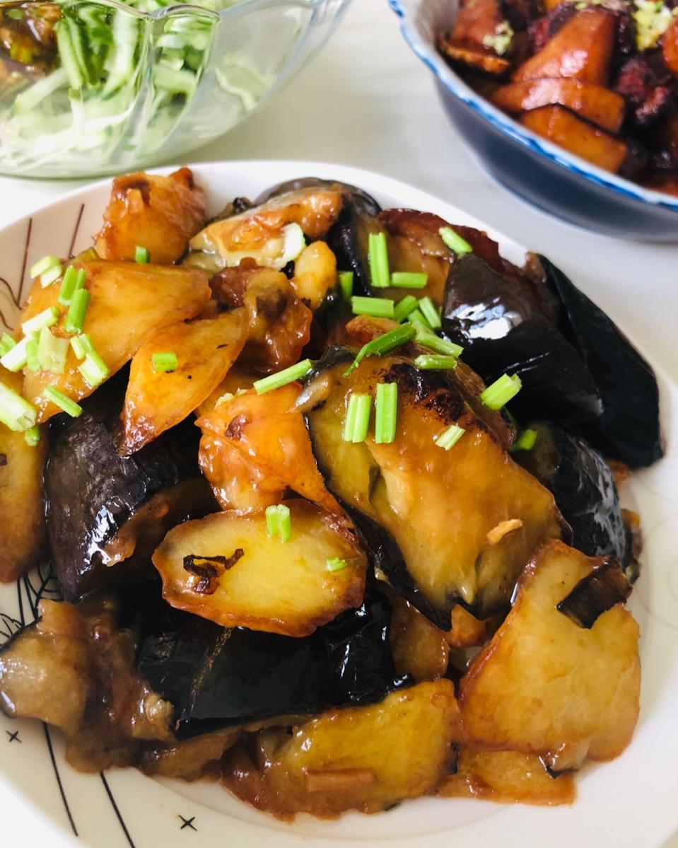 红烧茄子土豆