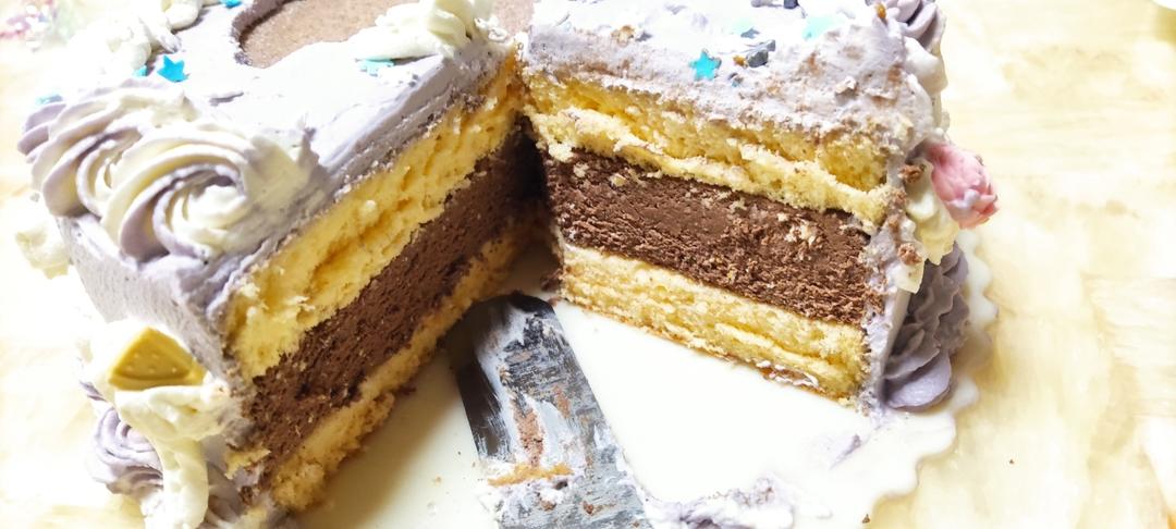 速看！2蛋6寸戚风蛋糕少油少糖/爬的高/气孔丰富大小不一/不塌陷回缩收腰～超级柔软（附8寸配方）