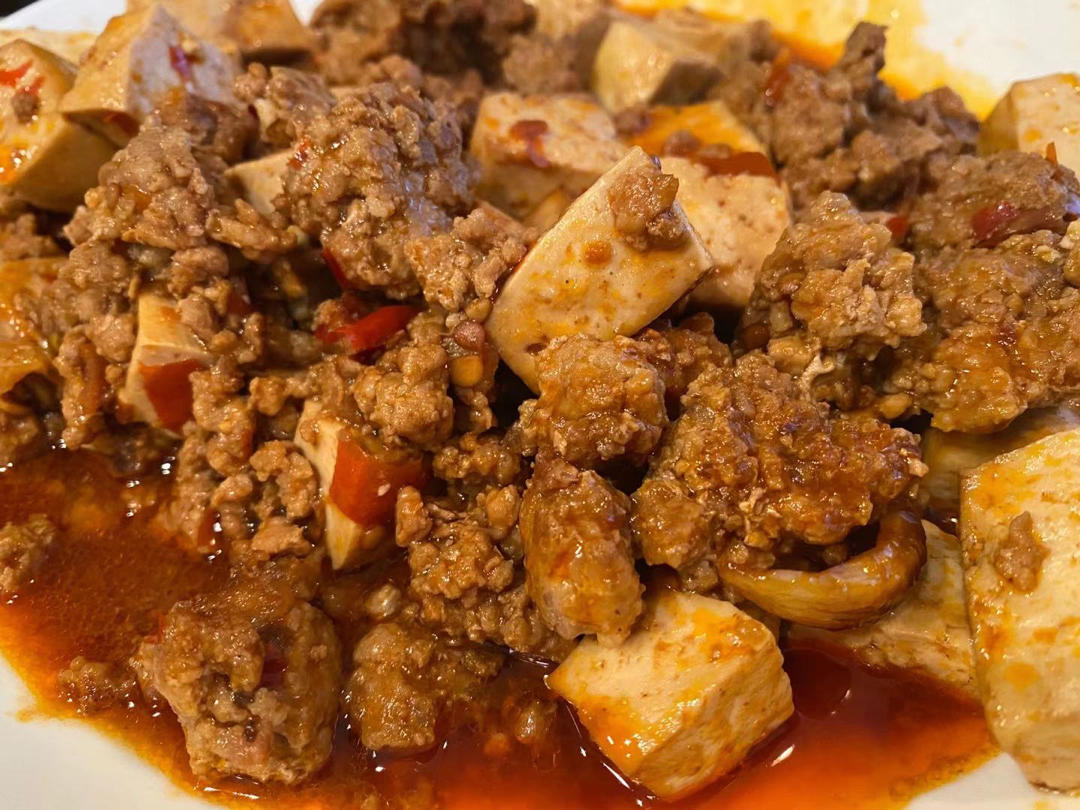 好吃到舔盘的香辣肉沫豆腐