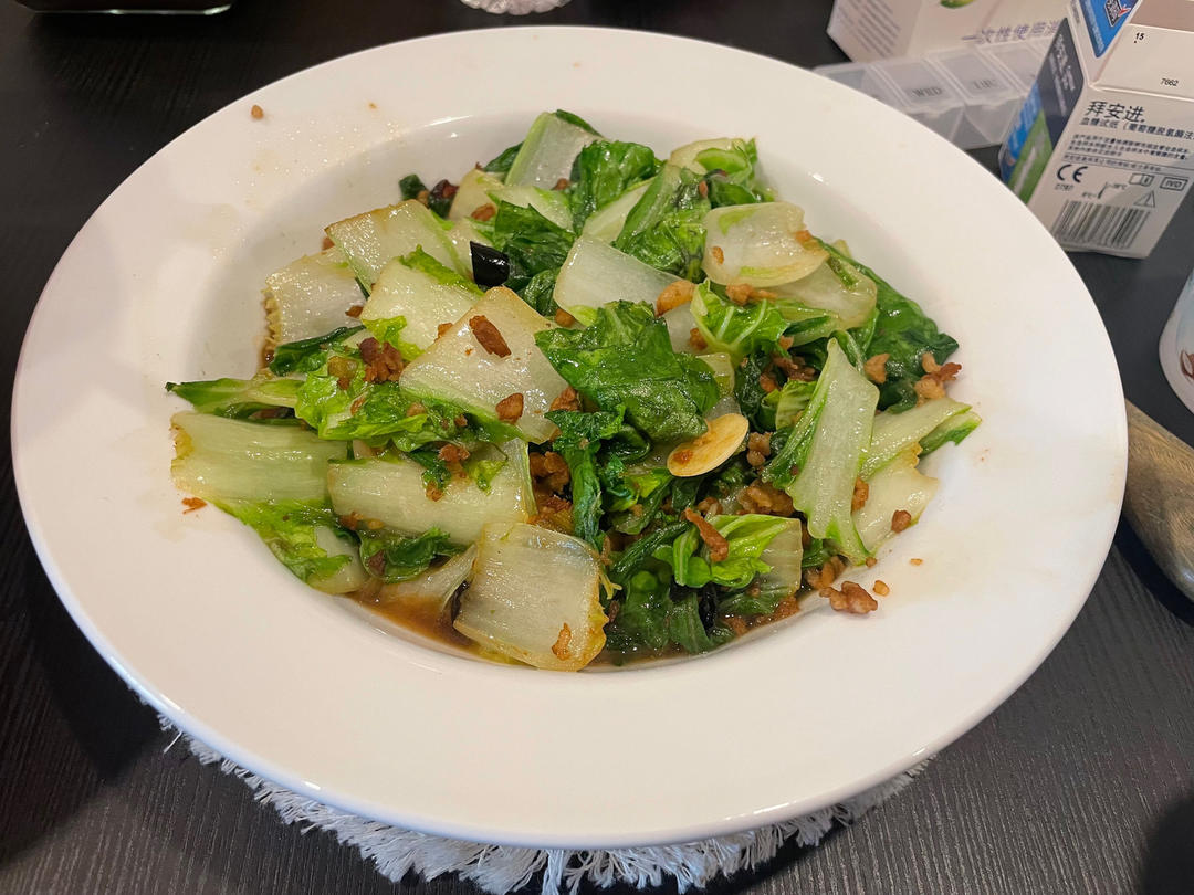 香蒜炒快菜