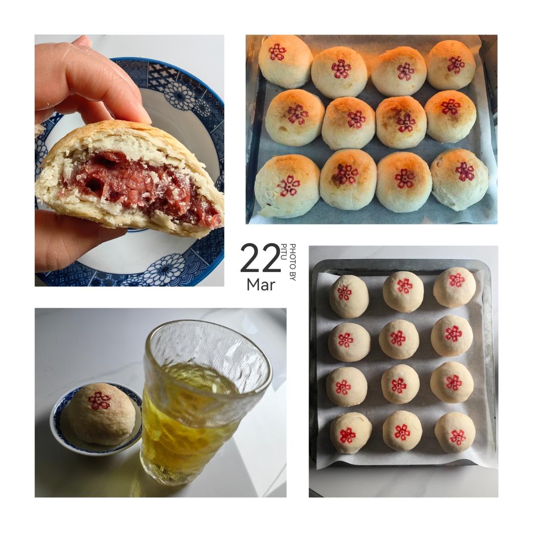 玫瑰🌹鲜花饼丨烫面版本丨又香又酥简单快手零失败