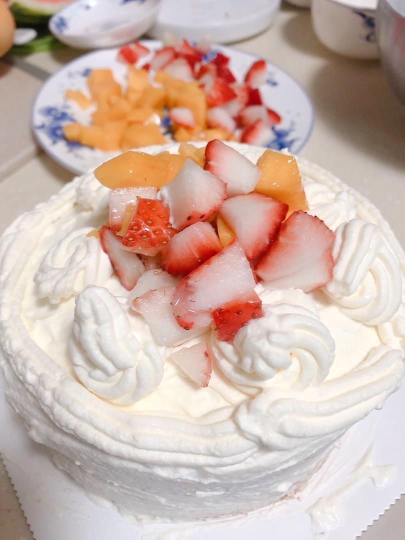 《Tinrry+》草莓奶油蛋糕（8寸配方）