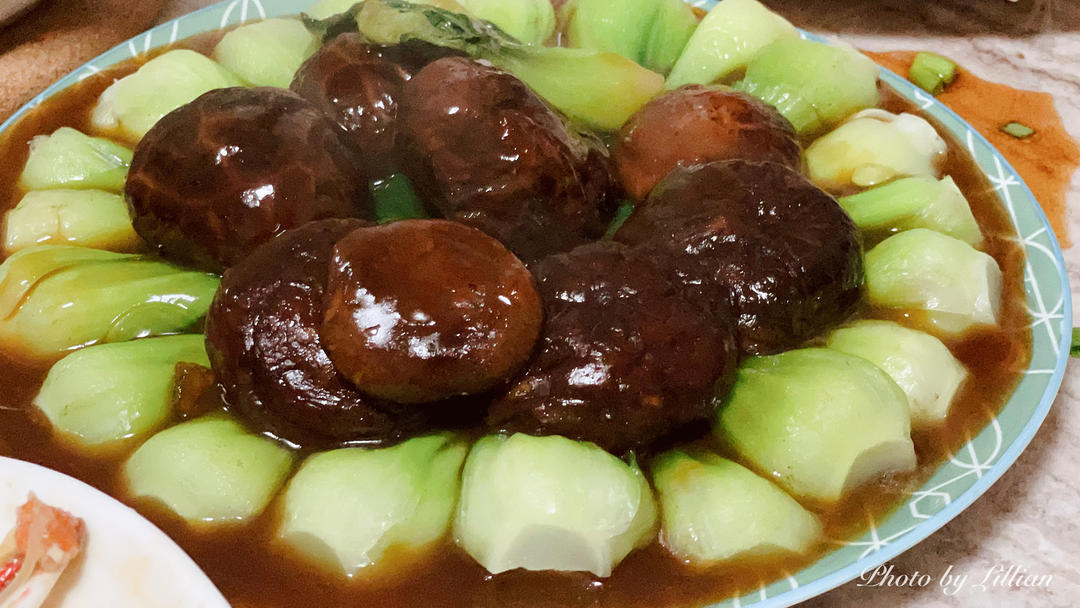 蚝油香菇青菜