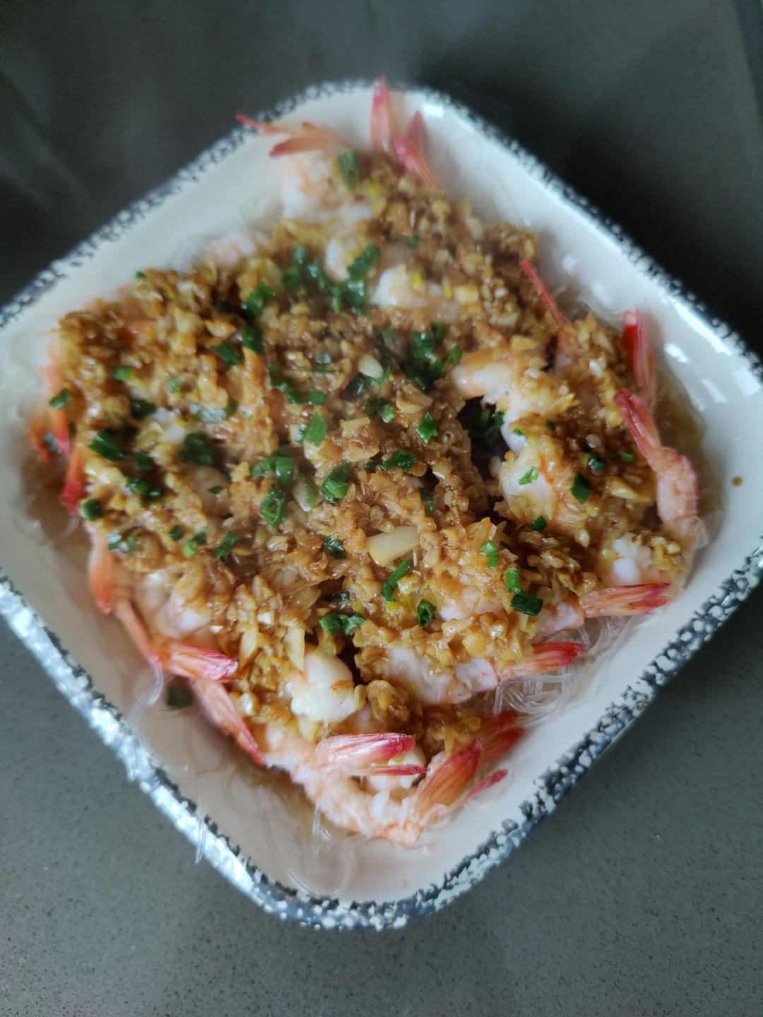 蒜蓉粉丝蒸虾