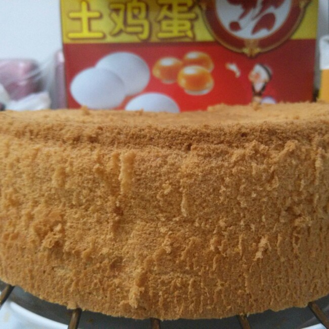 超好记八寸戚风蛋糕（后蛋法）