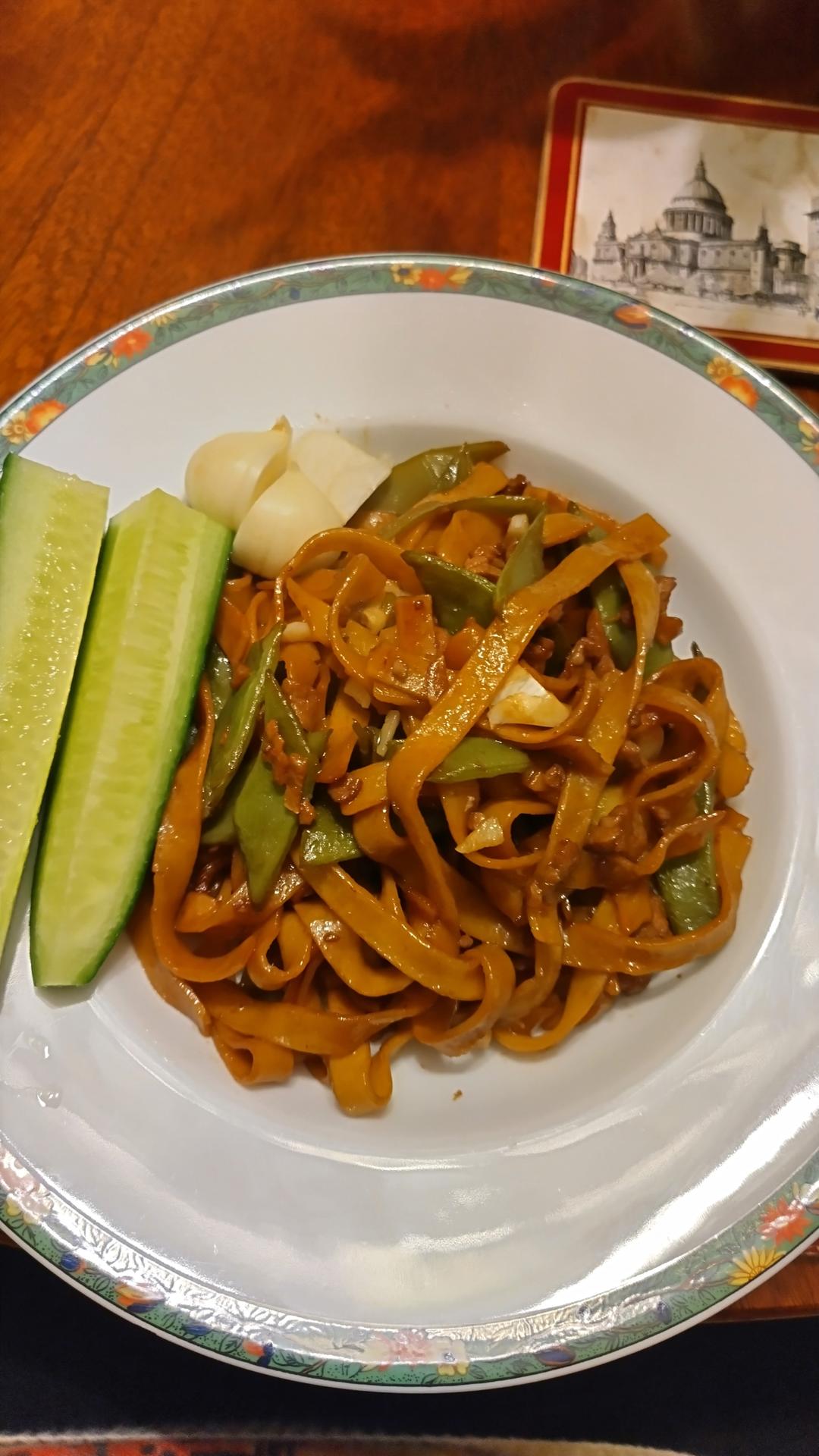 地道老北京扁豆焖面 豆角焖面 太好吃小心吃撑哦