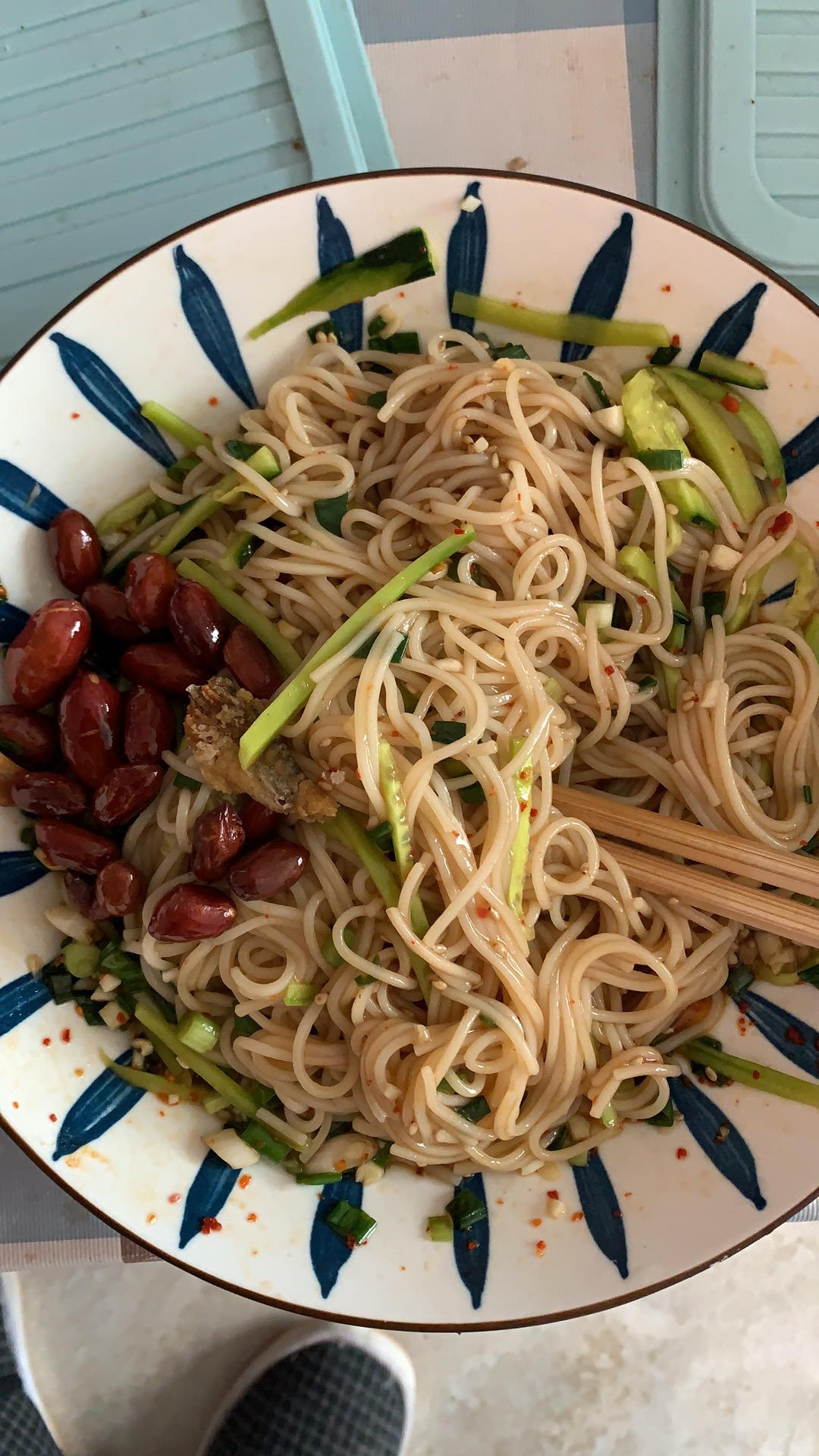 十分钟做好一盘开胃凉拌面～太好吃啦