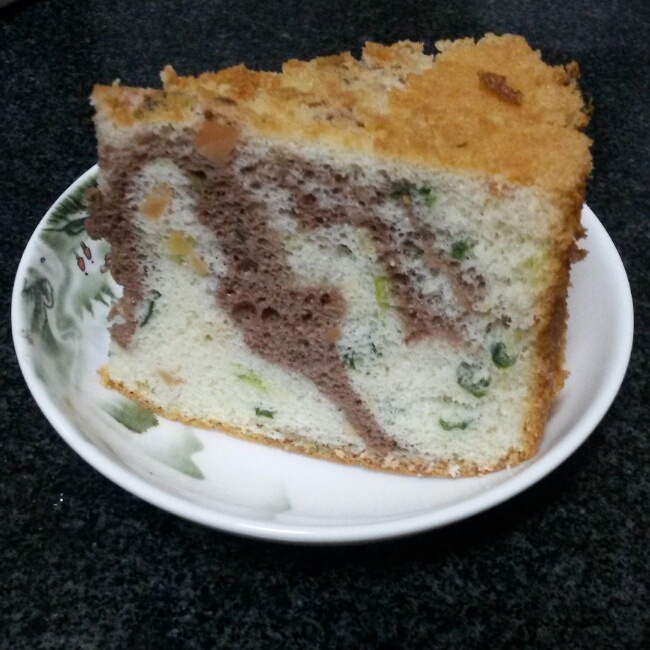 斑马纹戚风蛋糕