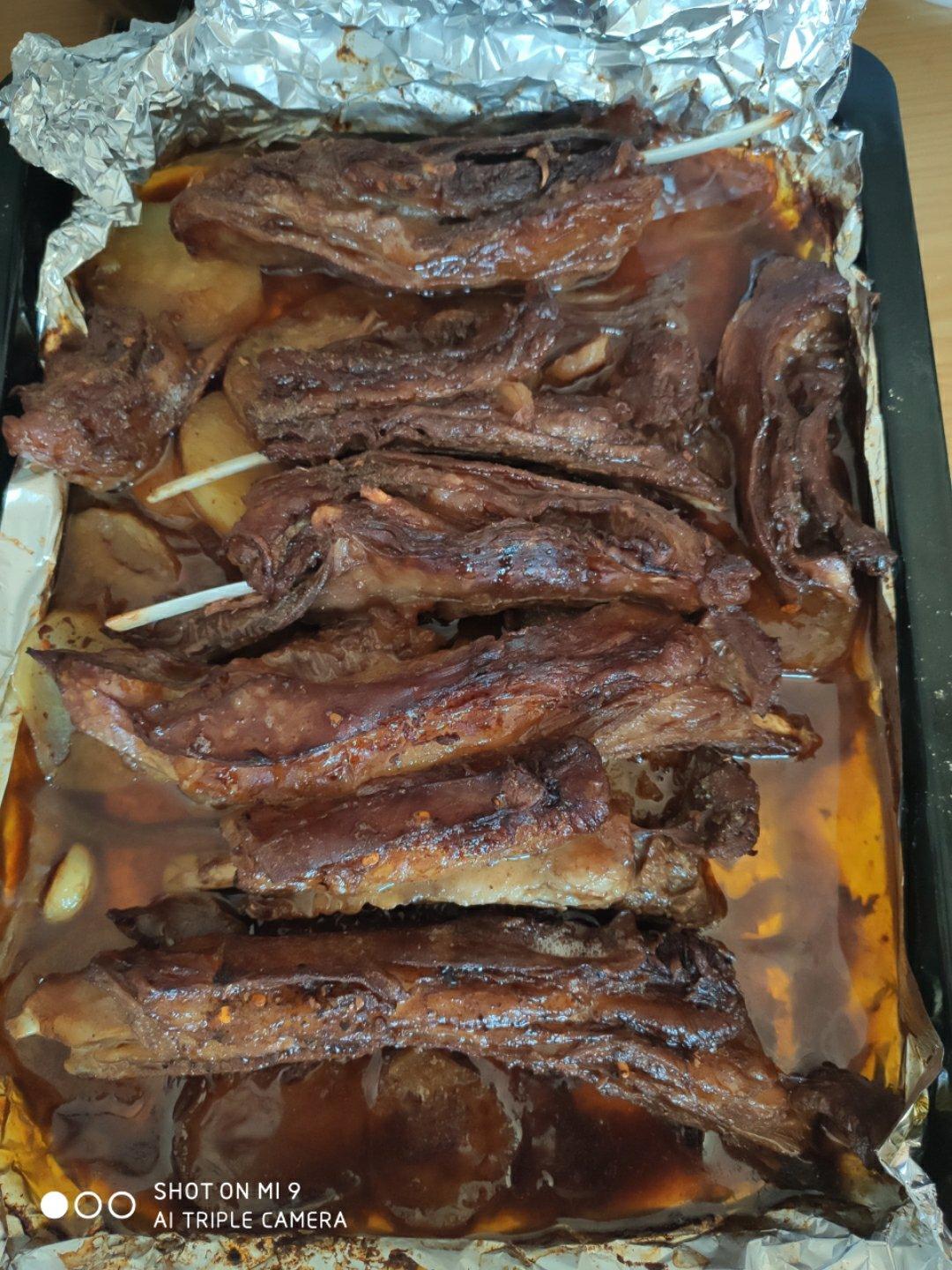 烤箱版的烤羊排