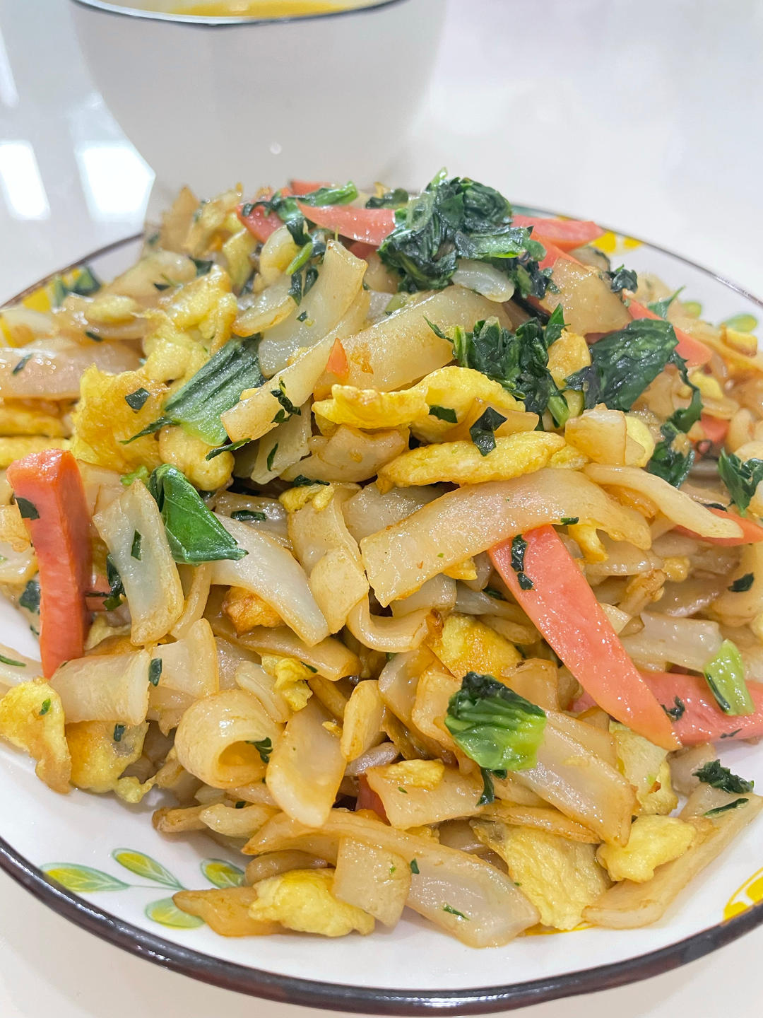 路边摊的炒河粉