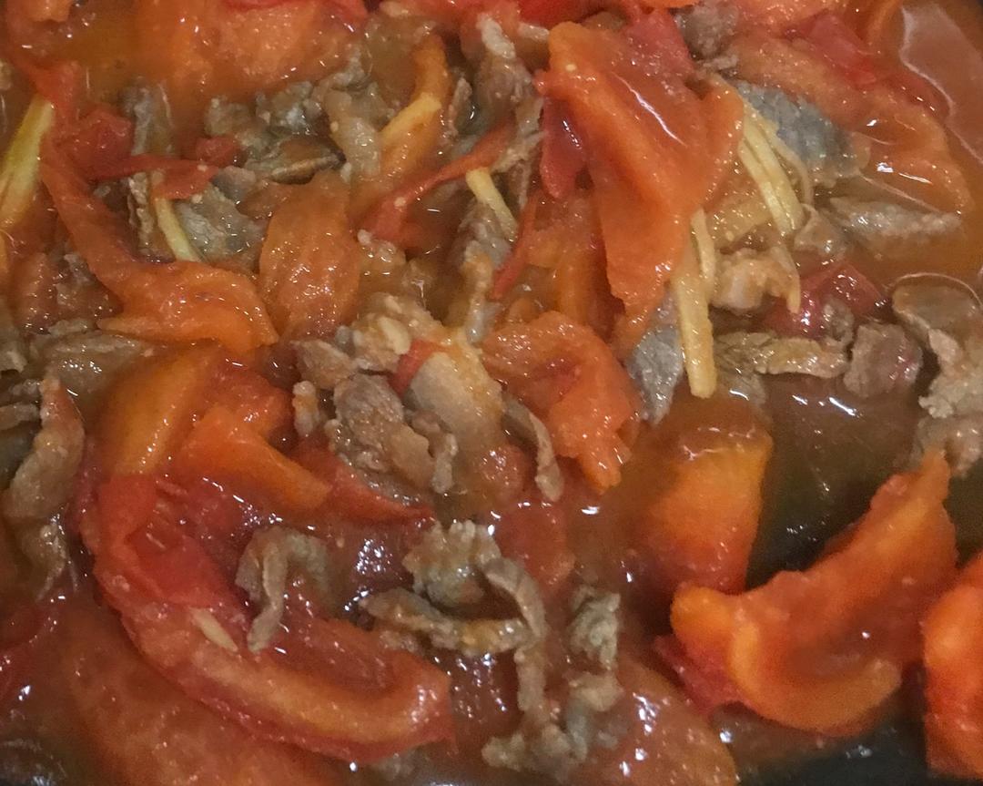 粤菜?🍅番茄炒牛肉🐂是绝配啊呜呜呜的做法