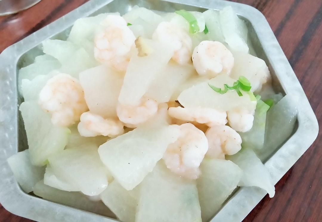 冬瓜炒虾仁