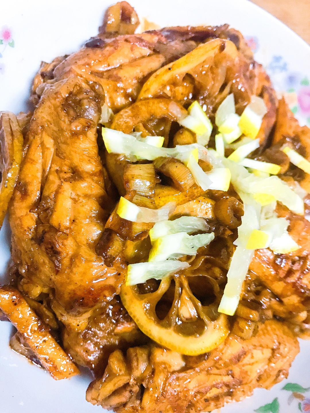 （减脂版无油零度）柠檬可乐鸡翅