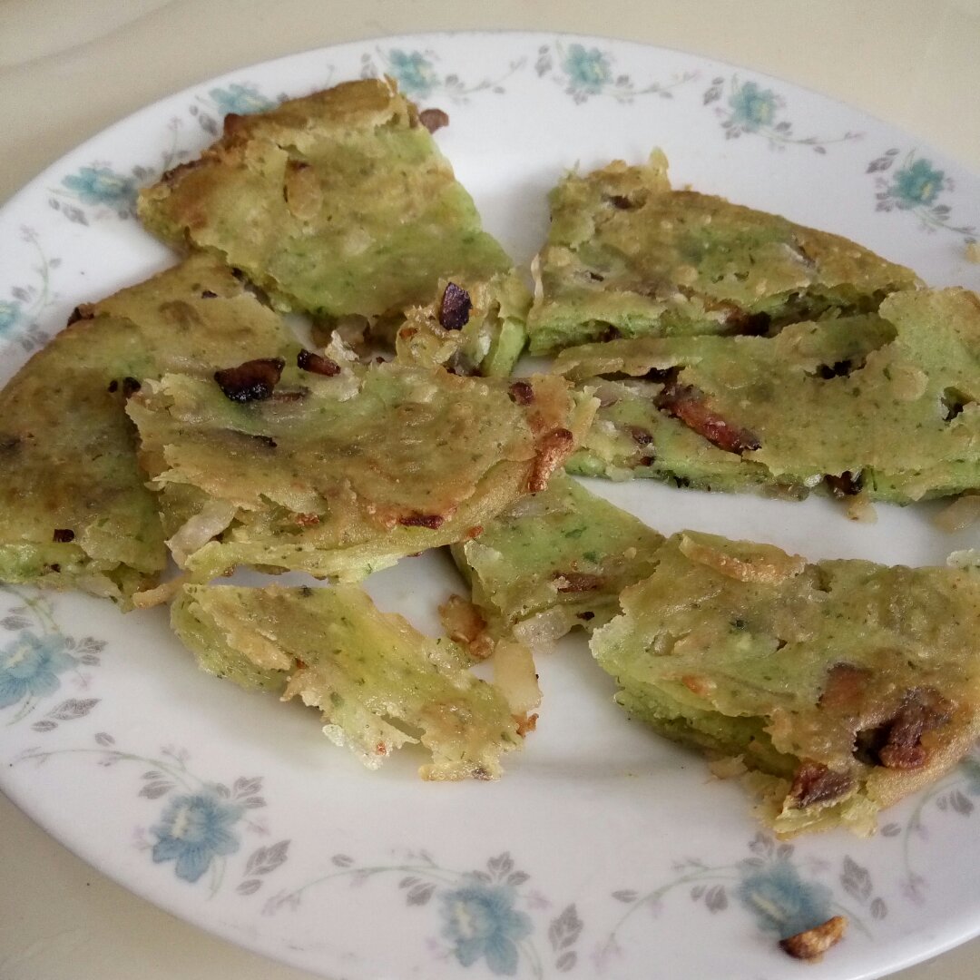 做法简单的 葱香千层饼