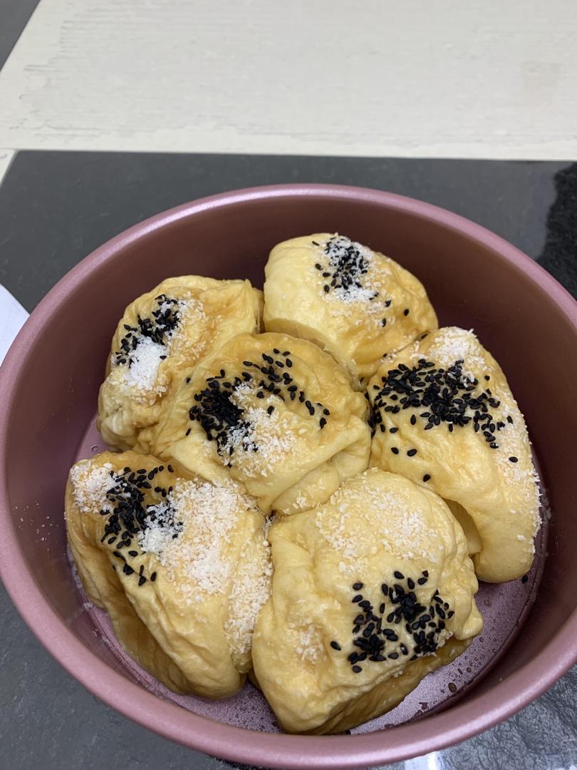 可以撕着吃的蒸面包（一次成功）