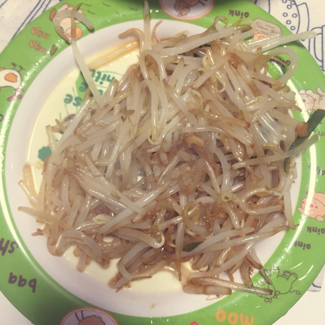 素炒豆芽