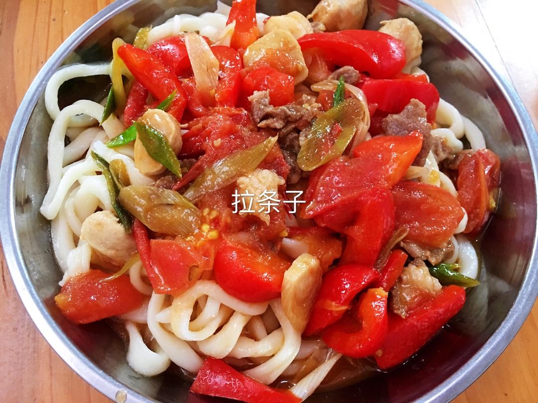 新疆拌面（拉条子）做法全程详解