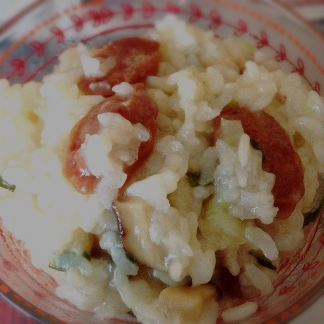 电饭锅版香菇腊肠饭