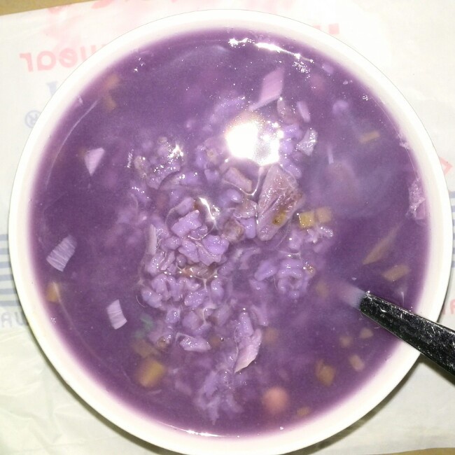 银耳紫薯粥