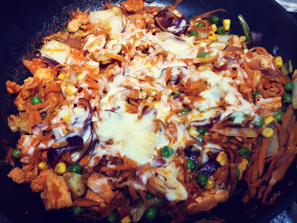 韩式芝士辣鸡—超简单的美味