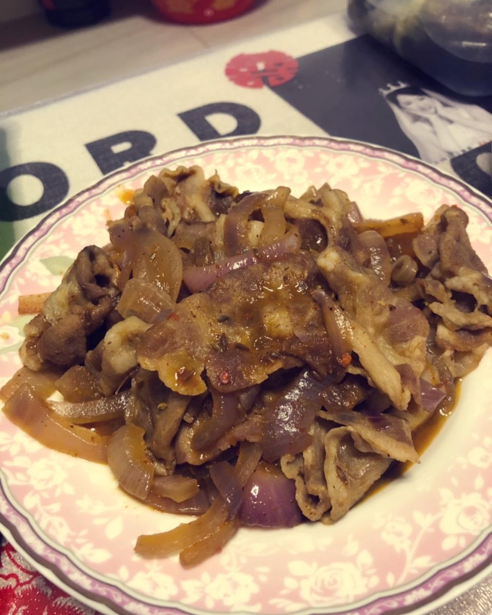 葱爆羊肉