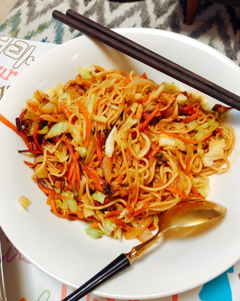 肉丝炒面
