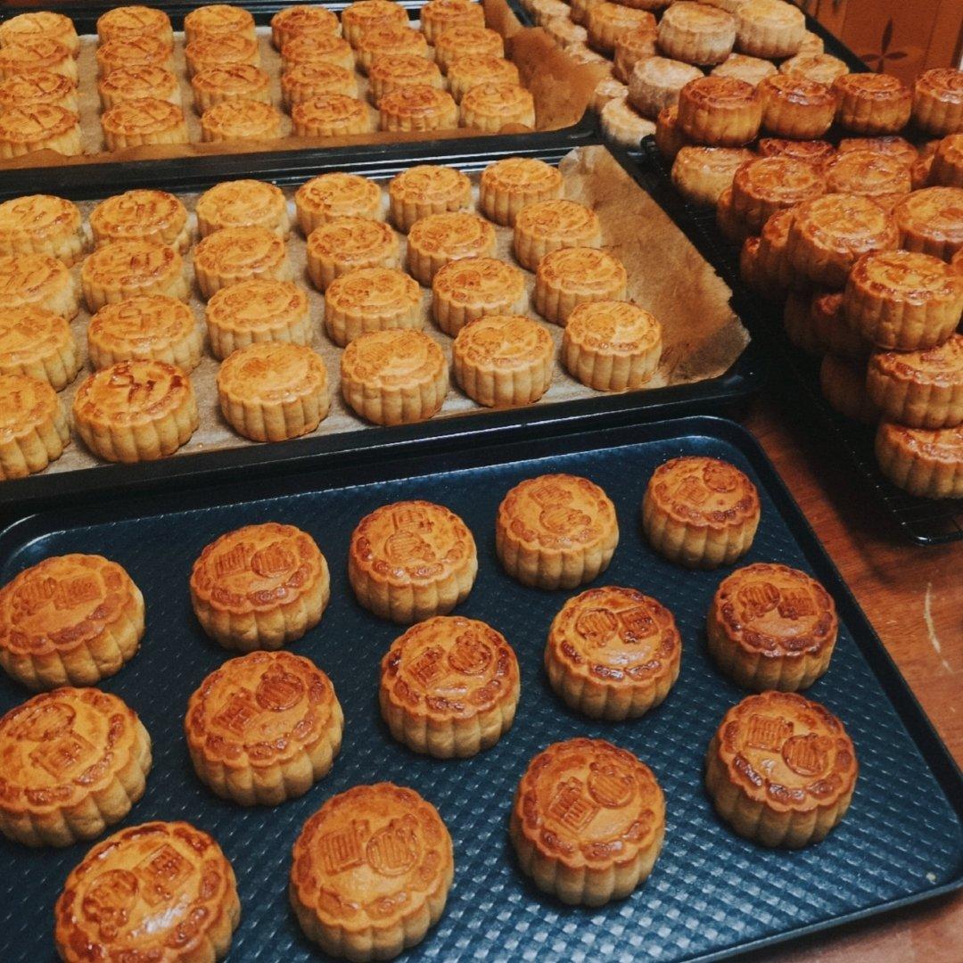 不用转化糖浆-蜂蜜广式月饼