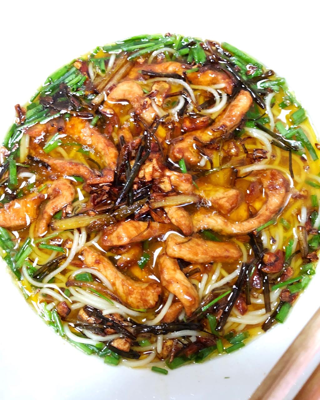 ❀【葱油面 • 肉丝版】❀