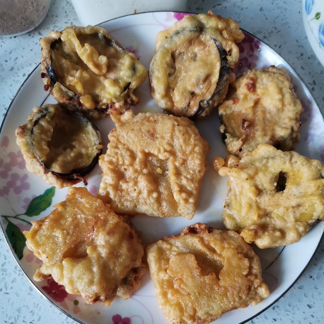 酥炸茄盒￨外酥里嫩