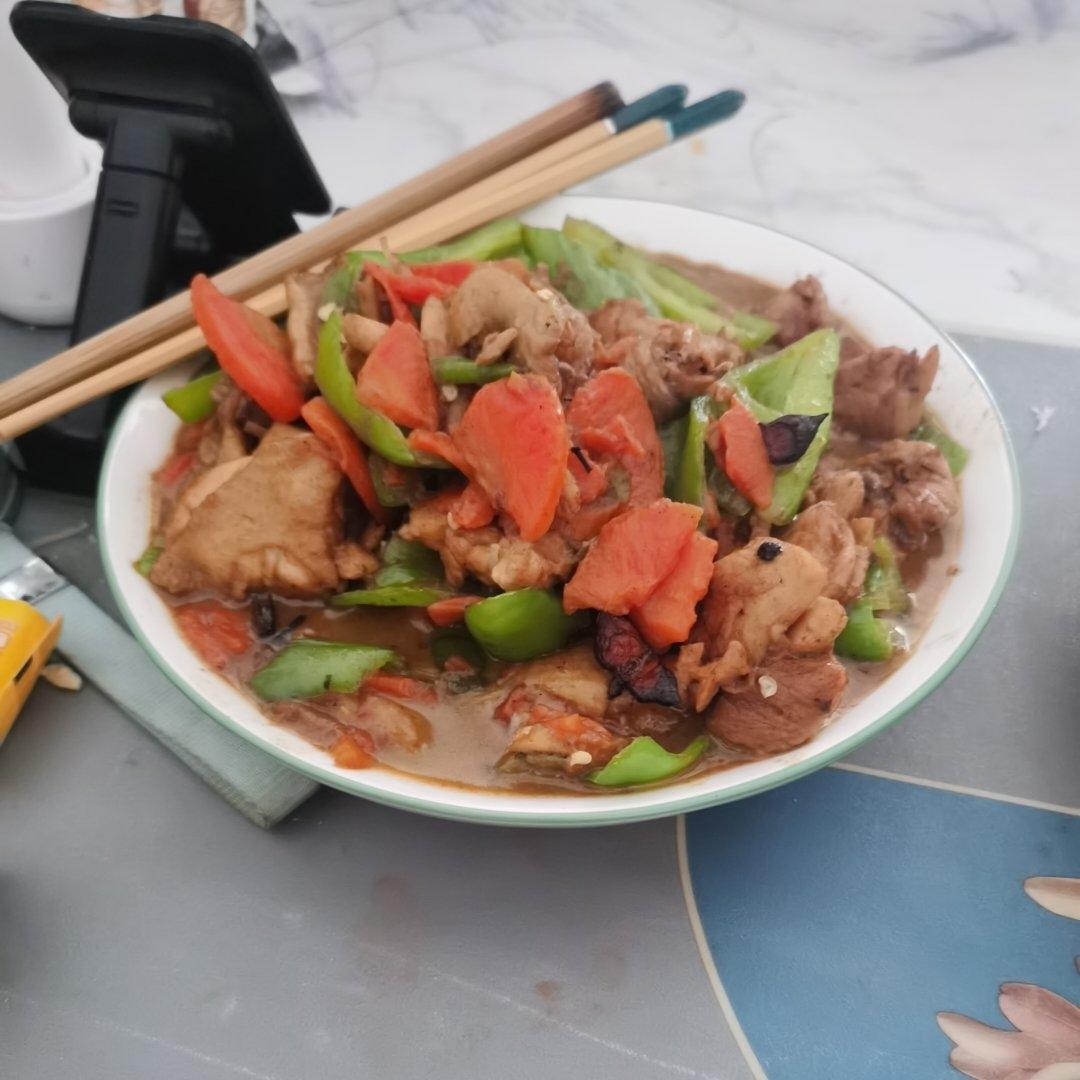 辣椒炒鸡（临沂家常）