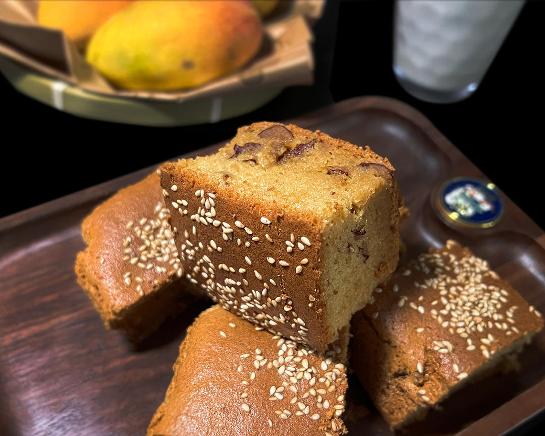 枣香浓郁少糖少油的红枣糕