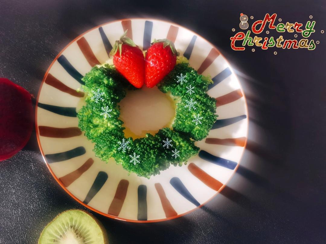 创意料理2🔥简易圣诞餐❗️西兰花花环土豆泥