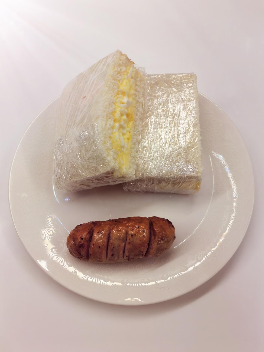 便利店同款❗️蛋黄酱三明治🥪❗️好吃哭～