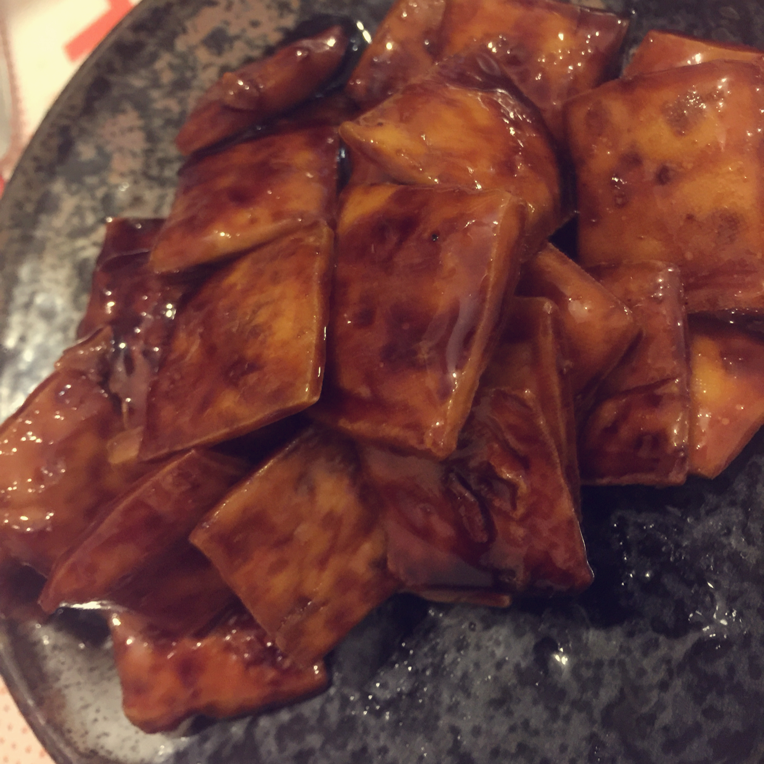 蜜汁豆干