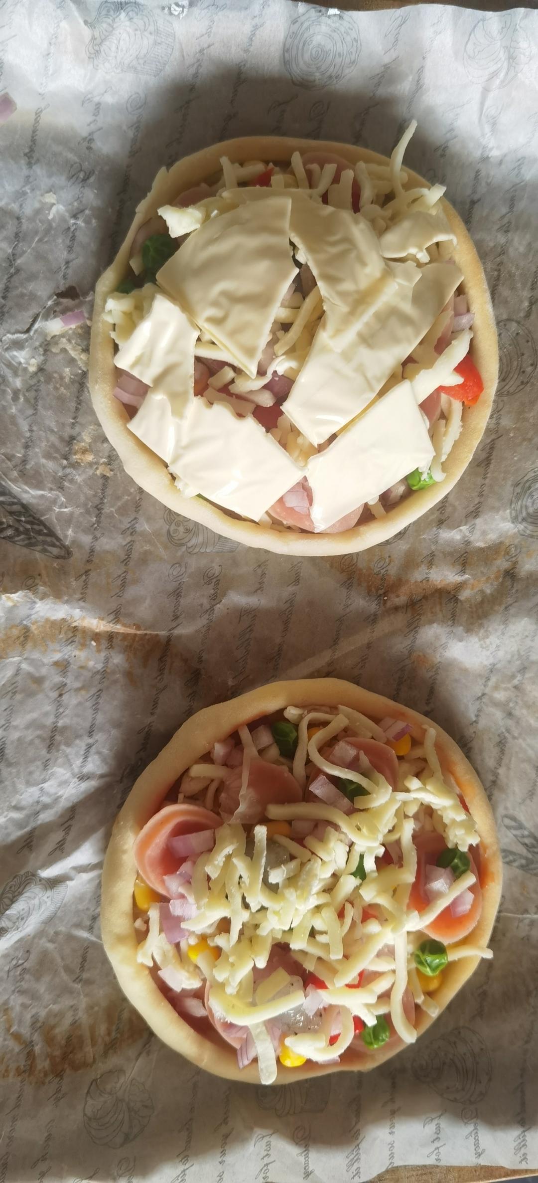 迷你披萨(可大量做冷冻版)