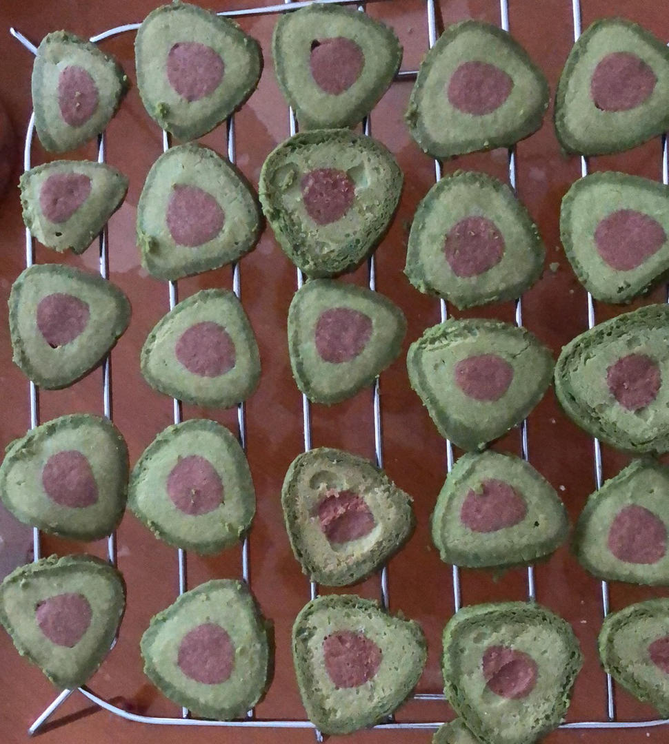 🥑免打发，免模具，清新小可爱—牛油果造型曲奇饼干