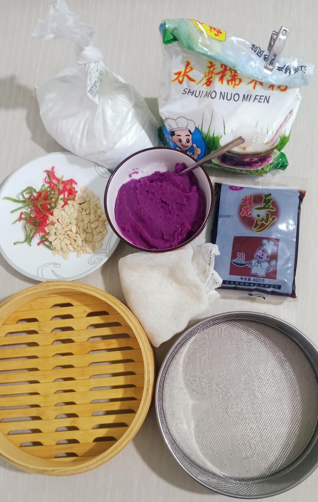 重阳糕？松糕？米糕？快手糯米粉+粘米粉的无名糕点