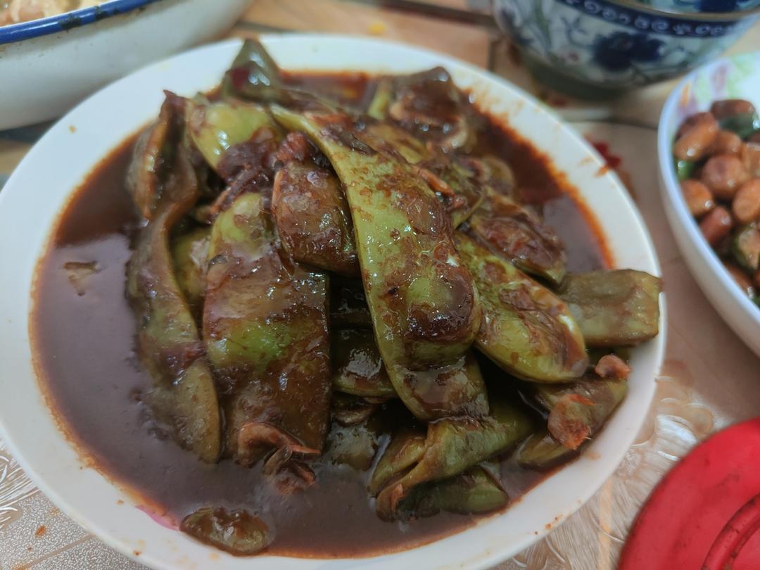 酱爆扁豆（老派上海本帮做法）