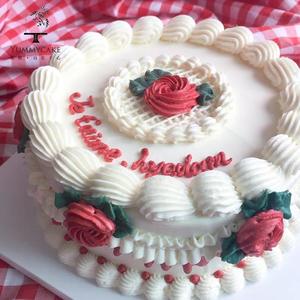 生日蛋糕裱花造型创意图鉴赏大全的做法 步骤35