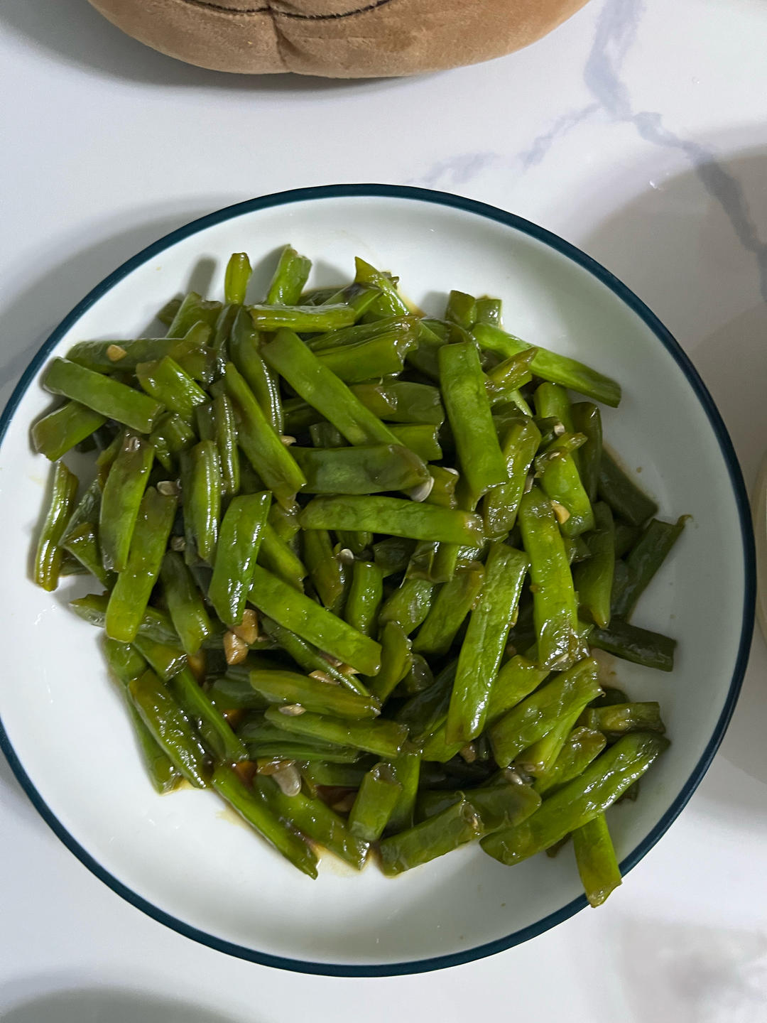 不油炸，素炒四季豆