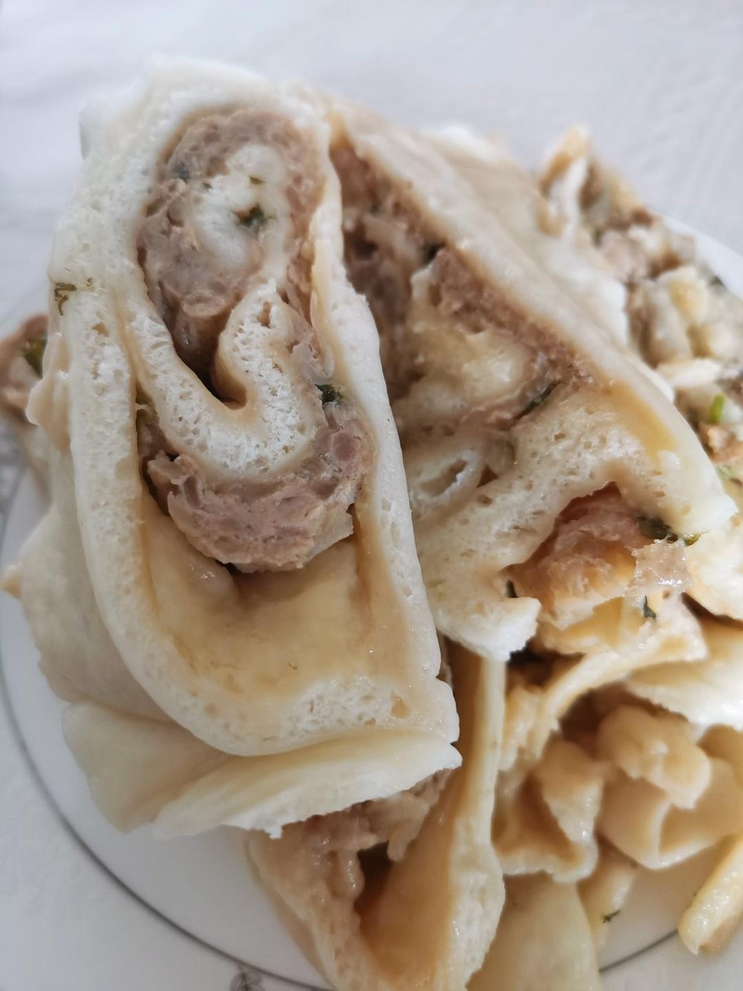 海带豆腐金针菇瘦肉汤+小米蒸肉丸+菠菜蛋羹【4月北鼎蒸炖锅食谱】