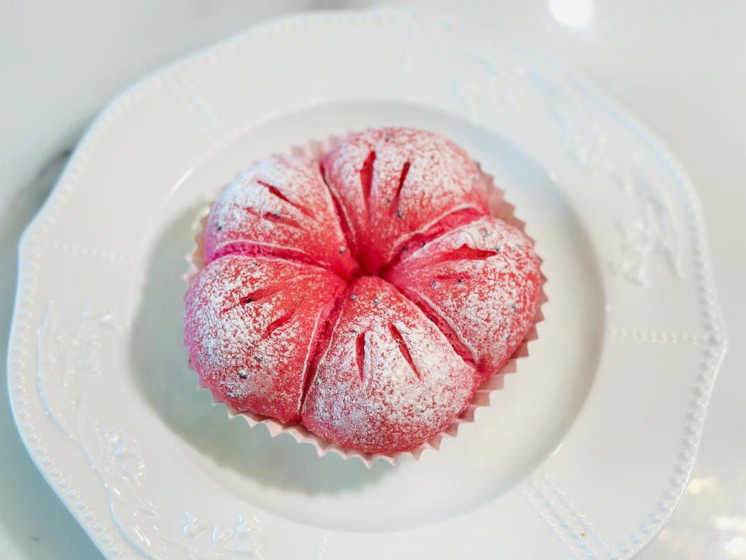 颜值拉满了，火龙果奶酪花包