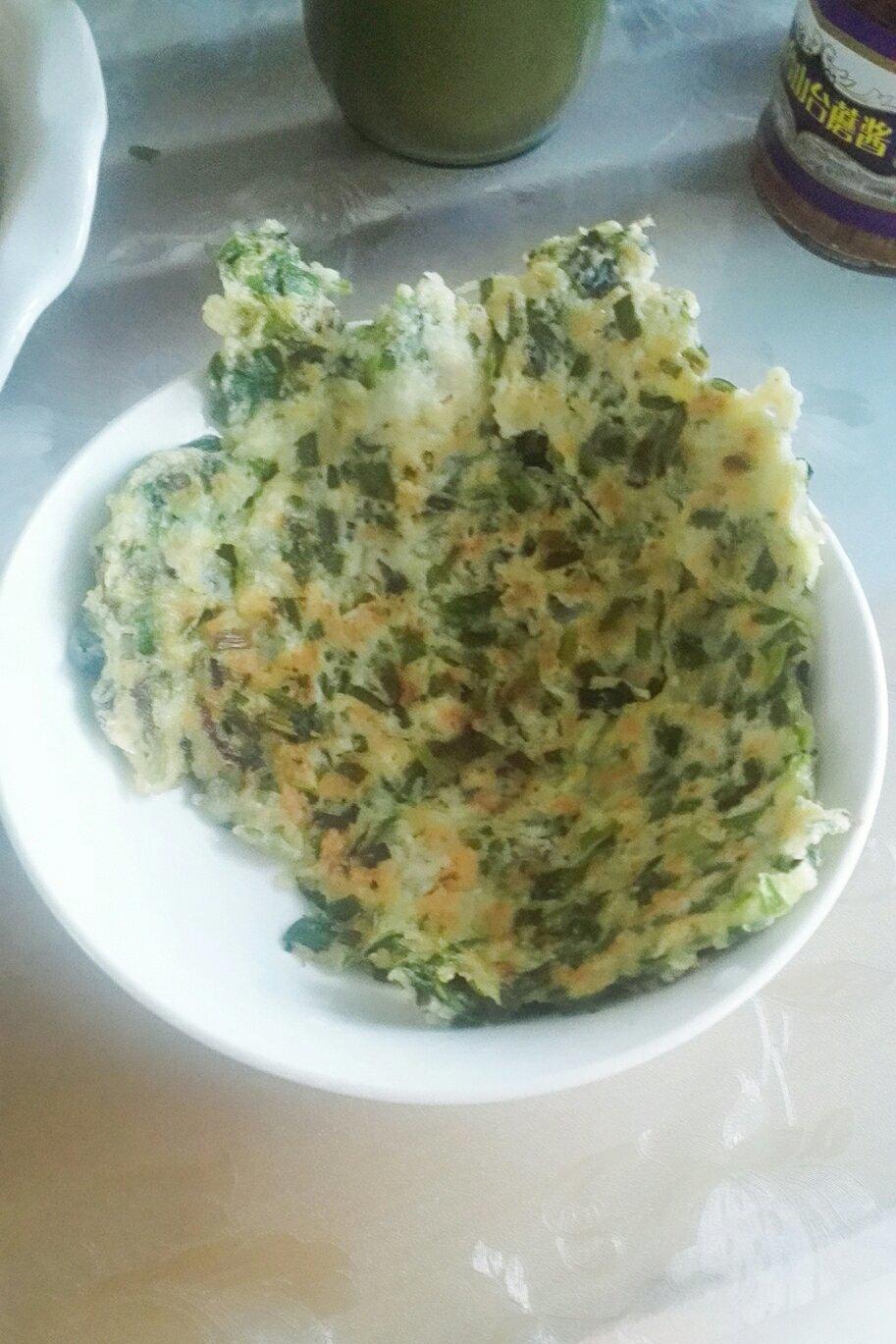 韭菜鸡蛋饼
