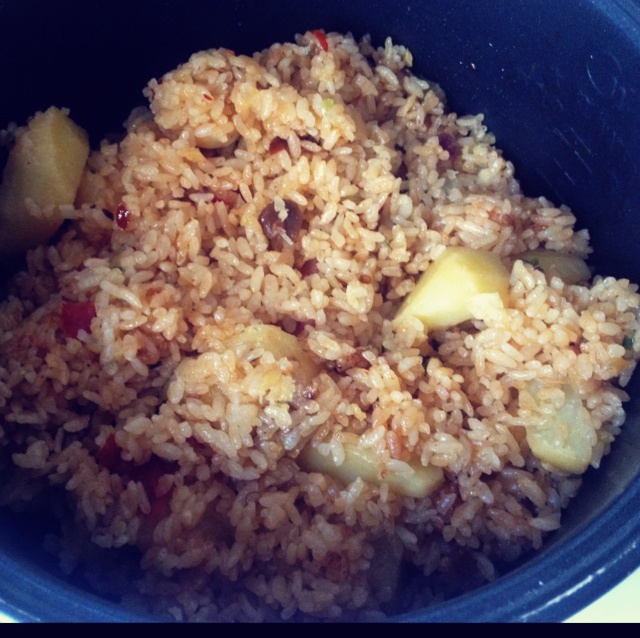 土豆焖饭（电饭锅版）