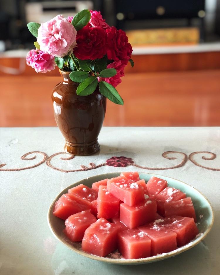 酸甜可口、健胃消食，夏天解暑的番茄糕