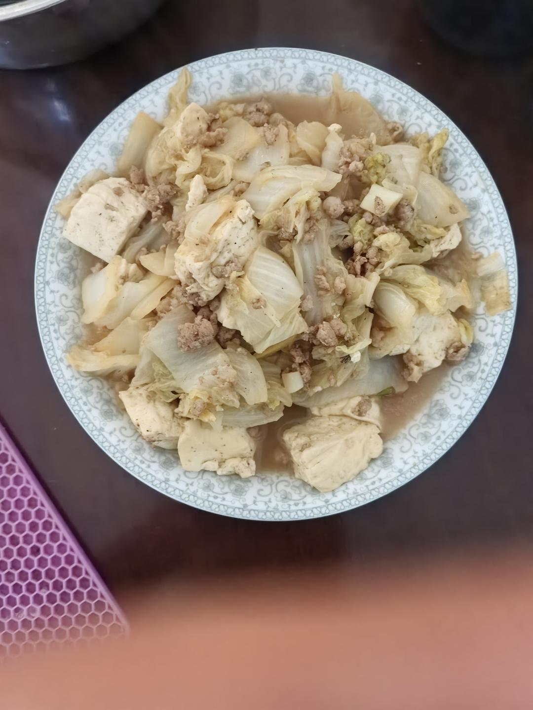 冬季最爱的家常菜！大白菜炖大豆腐或干豆腐