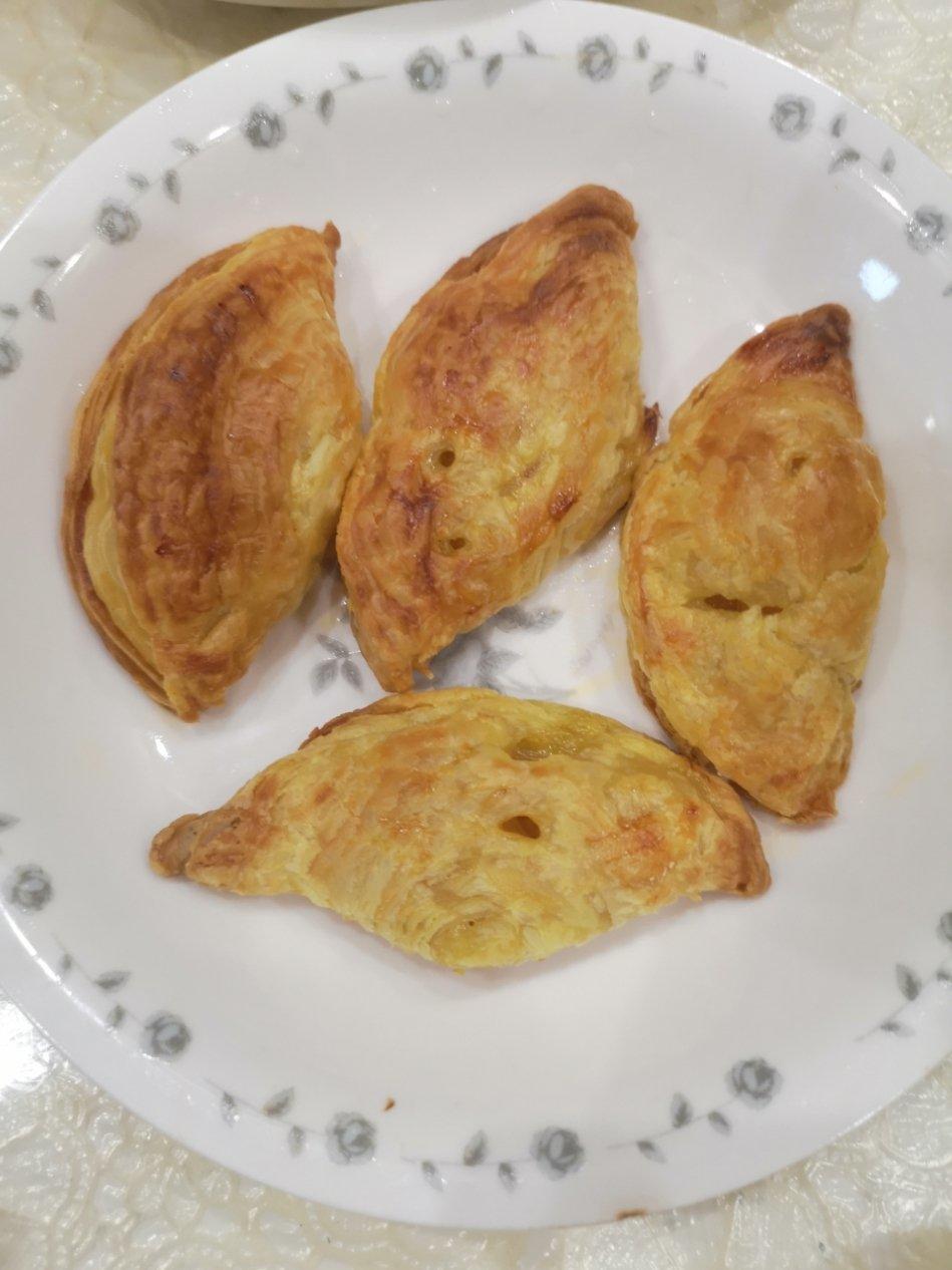 用蛋挞皮做的菠萝派