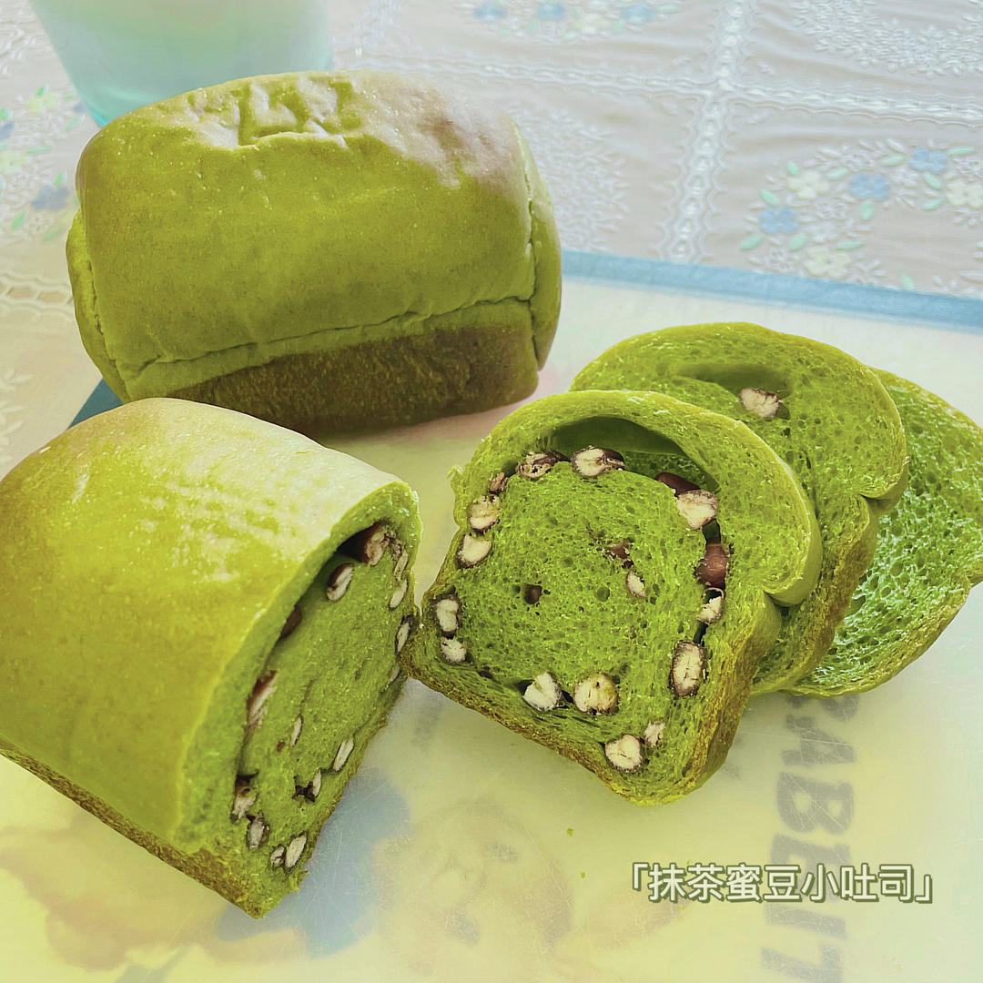 软跪了！抹茶北海道吐司，组织巨🉑以呀
